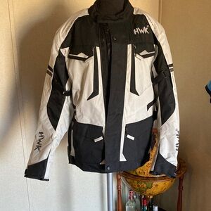 Black and White Performance Jacket for Men